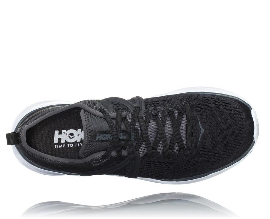 Chaussure Running Hoka One One Tivra Femme - Noir/Blanche - KIQ-603154